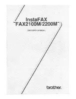 Brother InstaFAX FAX2100M Owner'S Manual preview