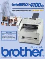 Brother IntelliFAX 4100e Brochure preview