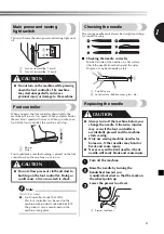 Preview for 9 page of Brother JS60 Operator'S Manual