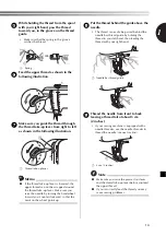 Preview for 19 page of Brother JS60 Operator'S Manual