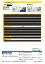 Preview for 8 page of Brother KE-430F Series Brochure