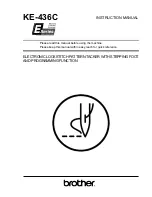 Brother KE-436C Instruction Manual preview