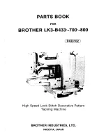 Brother LK3-B433 700-800 Parts Manual preview