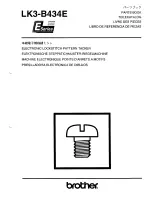 Brother LK3-B434E Parts Manual preview