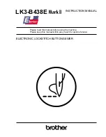 Brother LK3-B438E Mark II Instruction Manual preview