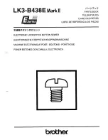 Brother LK3-B438E MKII Parts Manual preview