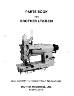 Предварительный просмотр 1 страницы Brother LT5-B833 Parts Manual