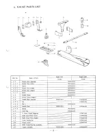 Предварительный просмотр 21 страницы Brother LT5-B833 Parts Manual