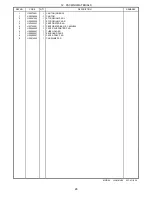 Preview for 31 page of Brother LW-810icBL Parts Reference List