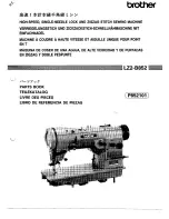 Brother LZ2-B852 Parts Manual preview