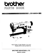 Preview for 1 page of Brother LZ2-B854 Parts Manual