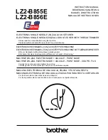 Предварительный просмотр 1 страницы Brother LZ2-B855E Instruction Manual