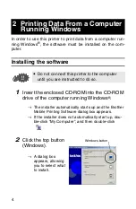 Preview for 6 page of Brother m-PRINT MW-100 Software Manual