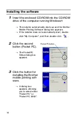 Preview for 16 page of Brother m-PRINT MW-100 Software Manual