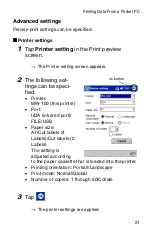 Preview for 23 page of Brother m-PRINT MW-100 Software Manual