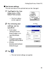 Preview for 25 page of Brother m-PRINT MW-100 Software Manual