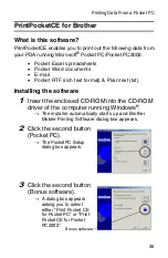 Preview for 37 page of Brother m-PRINT MW-100 Software Manual