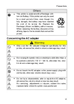 Предварительный просмотр 12 страницы Brother M Print MW-260 User Manual