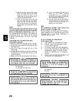 Предварительный просмотр 29 страницы Brother M1034D Instructions Manual