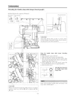 Preview for 20 page of Brother MA4-B551 Instruction Book