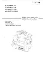 Brother MD-602 Parts Manual preview