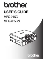 Preview for 1 page of Brother MFC-215C User Manual