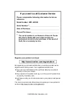 Preview for 2 page of Brother MFC 495CW - Color Inkjet - All-in-One User Manual