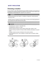 Preview for 7 page of Brother MFC 5490CN - Color Inkjet - All-in-One Service Manual