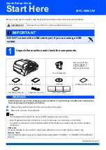 Brother MFC-5895CW Install Manual preview