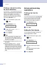 Preview for 56 page of Brother MFC 7820N - Network Monochrome Laser Multifunction Center User Manual