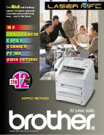 Preview for 1 page of Brother MFC 8700 Product Specifications