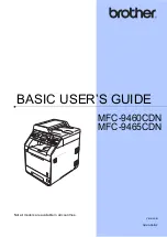 Brother MFC-9460CDN Basic User'S Manual preview