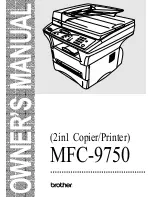 Brother MFC-9750 Owner'S Manual предпросмотр