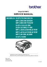 Brother MFC-J220 Service Manual preview