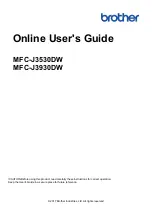 Preview for 1 page of Brother MFC-J3530DW Online User'S Manual