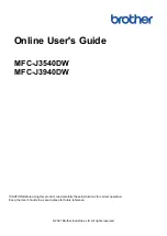 Preview for 1 page of Brother MFC-J3540DW Online User'S Manual