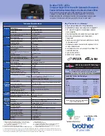 Preview for 2 page of Brother MFC-J415W Technical Specifications