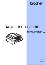 Brother MFC-J5910DW Basic User'S Manual предпросмотр