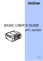 Preview for 1 page of Brother MFC-J625DW Basic User'S Manual