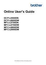 Preview for 1 page of Brother MFC-L5500DN Online User'S Manual