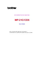 Предварительный просмотр 154 страницы Brother MP-21C Service Manual