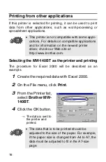 Предварительный просмотр 18 страницы Brother MPrint MW-140BT Software Manual