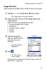 Предварительный просмотр 39 страницы Brother MPrint MW-140BT Software Manual