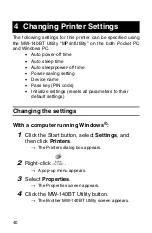 Предварительный просмотр 42 страницы Brother MPrint MW-140BT Software Manual