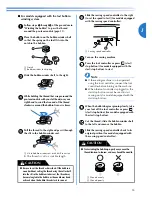 Предварительный просмотр 15 страницы Brother MS-4 Operation Manual