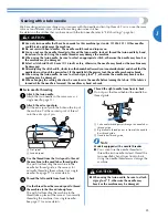 Предварительный просмотр 25 страницы Brother MS-4 Operation Manual