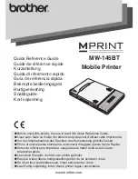 Preview for 1 page of Brother MW-145BT MPrint Quick Reference Manual