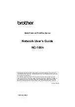 Brother NC-100h Network User'S Manual preview