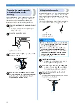 Preview for 27 page of Brother NS-40 Operation Manual