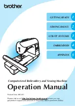 Предварительный просмотр 1 страницы Brother NV1250D Operation Manual